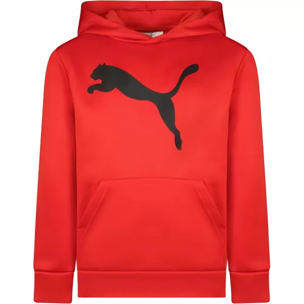 imagePUMA Boys Logo Pullover HoodieHigh Risk Red