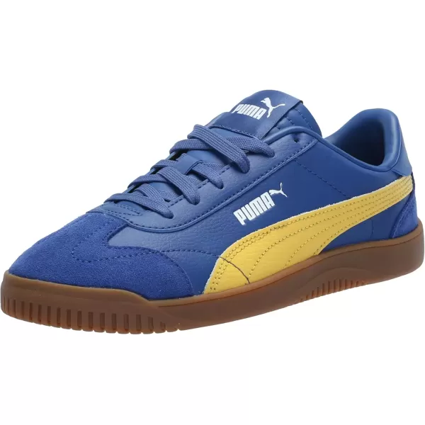 imagePUMA UnisexChild Club 5v5 SneakerClyde Royalyellow Sizzlepuma White