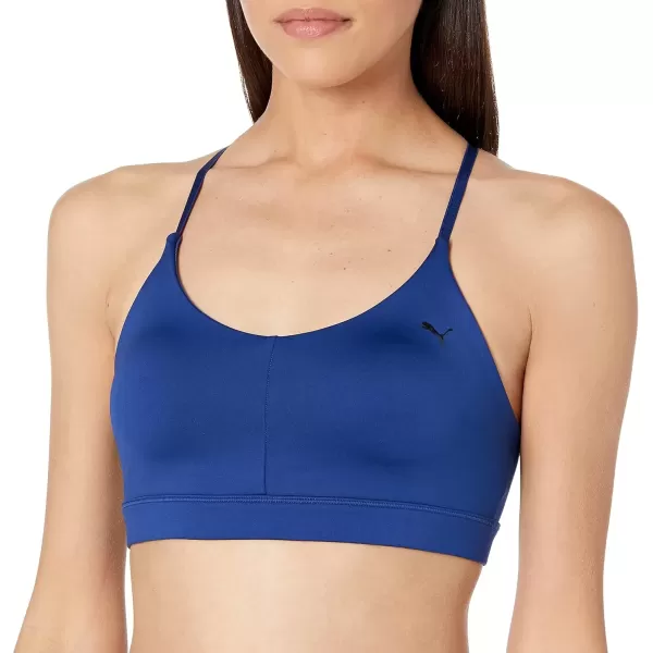 imagePUMA womens Low Impact Strappy Sports Bra Elektro Blue XSmall US