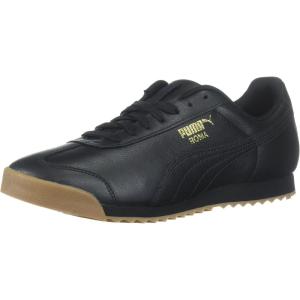 imagePUMA Mens Roma SneakerBasic Puma Blackpuma Team Gold