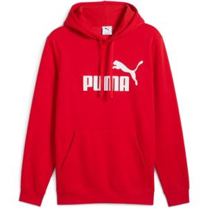 imagePUMA Mens Essentials Logo Fleece Hoodie Available in Big ampamp TallFor All Time Red Ss25