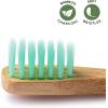 imageGREENZLA Kids Bamboo Toothbrushes 6 Pack BPA Free Soft Bristles EcoFriendly Natural Toothbrush Set Biodegradable ampamp Compostable Charcoal Wooden