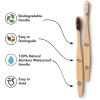 imageGreenzla Organic Bamboo Toothbrushes 12 Pack Sturdy BPA Free Soft Bristles Toothbrushes for Adults with Toothbrush Travel Case ampamp Charcoal Dental Floss Biodegradable ampamp Compostable Wooden Toothbrushes1 Count Pack of 12