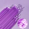 image600PCS Disposable Micro Applicators Brush for Eyelash and Make up Brushes and Personal Care Microswabs Pink Head Diameter 20mmPurple