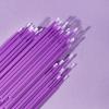 image600PCS Disposable Micro Applicators Brush for Eyelash and Make up Brushes and Personal Care Microswabs Pink Head Diameter 20mmPurple