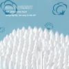 imagePaper Stick Thick Cotton Swabs with Precision and Flattened Tip 375pcs PointedampampFlattened Tip Cosmetic Applicators XL Size2400pcs