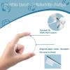 imagePaper Stick Thick Cotton Swabs with Precision and Flattened Tip 375pcs PointedampampFlattened Tip Cosmetic Applicators XL Size600pcs