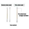 imageThick Cotton SwabsXL Size Natural Bamboo Cotton Buds 3 packBamboo XL 252pcs
