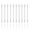 imagePaper Stick Thick Cotton Swabs with Precision and Flattened Tip 375pcs PointedampampFlattened Tip Cosmetic Applicators XL Size500pcs