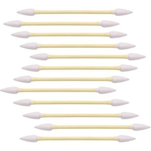 image1200pcs Precision Tip Cotton Swabs for Makeup Bamboo Sticks and Double Pointed20 Pack2000
