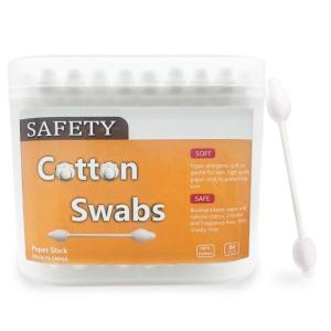 image4 Packs Safety Cotton Swabs with Large Tips Baby Cotton Buds 432pcs240pcs