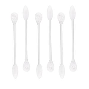 imagePaper Stick Thick Cotton Swabs with Precision and Flattened Tip 375pcs PointedampampFlattened Tip Cosmetic Applicators XL Size375pcsPointedFlattened