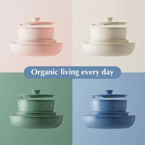 imageRedchef Ceramic Cookware Set Removable Handle Pots And Pans Non Stick Rv Cookware Set Non Toxic Pots And Pans Set No PFAS ampamp PTFE ampamp PFOA Detachable Pots And Pans Dishwasher ampamp Oven Safe BlueRedchefGenius Collection