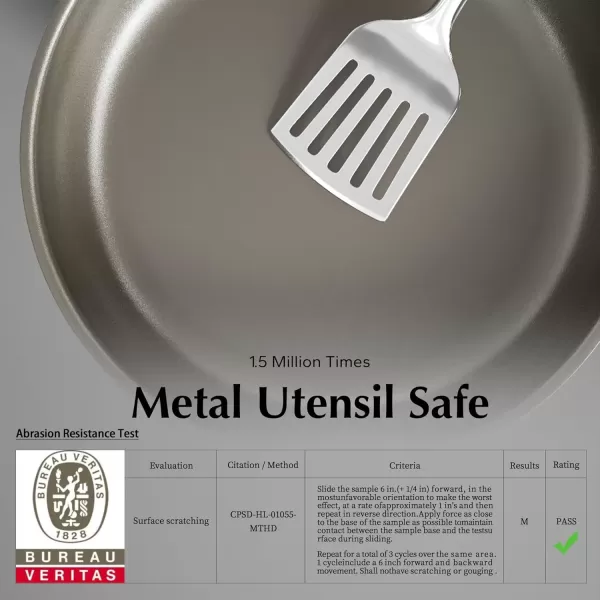imageRedchef Nonstick Fry Pan 115 Inch Ceramic Frying Pan Non Stick Titanium Frying Pan StayCool Handle Non Toxic PFAS PFOA ampamp PTFE Free Dishwasher ampamp Oven Safe Compatible with All Cooktops115 inch
