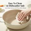 imageRedchef Ceramic Saute Pan with Lid Nonstick Deep Frying Pan 5QT Jumbo Cooker with Helper Handle ampamp Lid Non Toxic Cooking Pan Ceramic Pan Chef Pan Dishwasher ampamp Oven Safe PFAS PFOA ampamp PTFE Free
