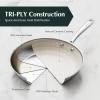 imageRedchef Non Stick Frying Pans Hybrid 10 Inch Ceramic Frying Pan TriPly Stainless Steel Skillet Non Toxic PFAS PFOA ampamp PTFE Free Dishwasher ampamp Oven Safe Compatible with All CooktopsBeige