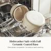 image:imageRedchef Nonstick Stock Pots Set 5QT Sauce Pan with Lids25QT 35QT Multifunctiona Kitchen Cookware Sets Non Toxic with Stay Cool Handle PTFE amp PFAS amp PFOA Free DishwasherOven Safe BlueBeige