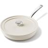 image:imageRedchef Ceramic Deep Saute Pan with Lid Large Jumbo Cooker 11 Inch Frying Pans Nonstick with Stay Cool Handle Non Toxic Cooking Skillet Kitchen Induction Dishwasher Safe PFOA amp PFAS FreeBlueBeige