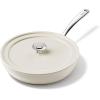 image:imageRedchef Ceramic Deep Saute Pan with Lid Large Jumbo Cooker 11 Inch Frying Pans Nonstick with Stay Cool Handle Non Toxic Cooking Skillet Kitchen Induction Dishwasher Safe PFOA amp PFAS FreeBlueBeige