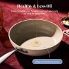 image:imageRedchef Ceramic Deep Saute Pan with Lid Large Jumbo Cooker 11 Inch Frying Pans Nonstick with Stay Cool Handle Non Toxic Cooking Skillet Kitchen Induction Dishwasher Safe PFOA amp PFAS FreeBlueBeige