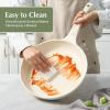 image:imageRedchef Ceramic Pan Nonstick Nonstick Frying Pan Large Fry Pans PFAS amp PFOAFree NonToxic Induction Compatible Pans Ergonomic Handles Suitable for All Stove Beige White 11Beige White