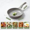 image:imageRedchef Ceramic Pan Nonstick Nonstick Frying Pan Large Fry Pans PFAS amp PFOAFree NonToxic Induction Compatible Pans Ergonomic Handles Suitable for All Stove Beige White 11Gray