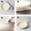 image:imageRedchef Frying Pan Bakelite Handle Non Stick Skillet Handle Accessories Repalcement Compatible Ceramic Frying Pan Skillet GrayBeige