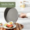 image:imageRedchef Frying Pan Bakelite Handle Non Stick Skillet Handle Accessories Repalcement Compatible Ceramic Frying Pan Skillet GrayGray