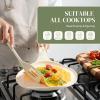 image:imageRedchef Nonstick Crepe Pan Nonstick 12 Inch with Ceramic Coatingg Non Stick Flat Skillet Professional Pancake Griddle Pan Induction Compatible PFASPFOAPTFE Free StayCool Handle GrayBeige White