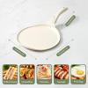 image:imageRedchef Nonstick Crepe Pan Nonstick 12 Inch with Ceramic Coatingg Non Stick Flat Skillet Professional Pancake Griddle Pan Induction Compatible PFASPFOAPTFE Free StayCool Handle GrayBeige White