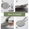 image:imageRedchef Nonstick Crepe Pan Nonstick 12 Inch with Ceramic Coatingg Non Stick Flat Skillet Professional Pancake Griddle Pan Induction Compatible PFASPFOAPTFE Free StayCool Handle GrayGray