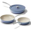 image:imageRedchef Ceramic Deep Saute Pan with Lid Large Jumbo Cooker 11 Inch Frying Pans Nonstick with Stay Cool Handle Non Toxic Cooking Skillet Kitchen Induction Dishwasher Safe PFOA amp PFAS FreeBlueBlue