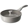 image:imageRedchef Nonstick Deep Frying Pan with Lid Ceramic Saute Pan Skillet PFOA PFOS Free Induction Compatible StayCool Helper Handle Tempered Glass Cover Dishwasher Safe Beige 37Qt 10Gray