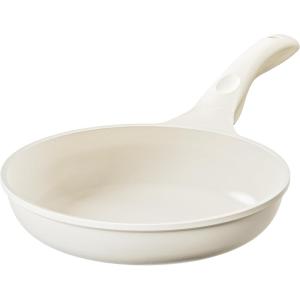 image:imageRedchef Ceramic Pan Nonstick Nonstick Frying Pan Large Fry Pans PFAS amp PFOAFree NonToxic Induction Compatible Pans Ergonomic Handles Suitable for All Stove Beige White 11Beige White