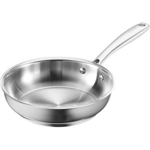 image:imageRedchef Stainless Steel Skillet Stainless Steel Frying Pan Professional Uncoated Frying Pan Healthy Induction Cookware for Searing amp Sauting WarpResistant Bonded Bottom Oven Safe Pan 95 Inch8 Inch