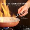 image:imageRedchef Ceramic Nonstick Frying Pan Set Ceramic Skillets with StayCool Stainless Steel Handles Induction Compatible PFAS PFOA PTFE Free Oven Safe 3 Cork Protective Pads Sea Salt Blue89511Colorful