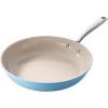 image:imageRedchef Ceramic Nonstick Frying Pan Set Ceramic Skillets with StayCool Stainless Steel Handles Induction Compatible PFAS PFOA PTFE Free Oven Safe 3 Cork Protective Pads Sea Salt Blue89511Sea Salt Blue