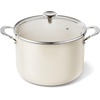 image:imageRedchef Ceramic Stock Pot with Lid 8 Qt Soup Pot Nonstick for Family Cooking Pasta Pot Large Induction Cooking Pot StayCool Handles Even Heating OvenDishwasher Safe PFOA Free BeigeBeige