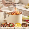 image:imageRedchef Ceramic Stock Pot with Lid 8 Qt Soup Pot Nonstick for Family Cooking Pasta Pot Large Induction Cooking Pot StayCool Handles Even Heating OvenDishwasher Safe PFOA Free BeigeBeige