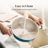 image:imageRedchef Ceramic Stock Pot with Lid 8 Qt Soup Pot Nonstick for Family Cooking Pasta Pot Large Induction Cooking Pot StayCool Handles Even Heating OvenDishwasher Safe PFOA Free BeigeBlue