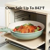 image:imageCeramic Pots and Pans Set Non Stick Nonstick Kitchen Cookware Sets Non Toxic Pots and Pans Set Non Stick PFAS PFOA amp PTFE Free Detachable Handle Pots and Pans 6 Piece RV Cookware Green
