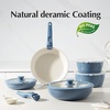 image:imageRedchef 17pcs Ceramic Pots and Pans Set Non Stick Nonstick Kitchen Cookware Set with Detachable Handle Non Toxic PFAS PFOA amp PTFE Free RV Ceramic Cookware Set for Camping DishwasherOven Saf