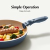 image:imageRedchef 17pcs Ceramic Pots and Pans Set Non Stick Nonstick Kitchen Cookware Set with Detachable Handle Non Toxic PFAS PFOA amp PTFE Free RV Ceramic Cookware Set for Camping DishwasherOven Saf
