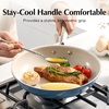 image:imageRedchef 8ich Nonstick Ceramic Sauce Pan with Lid And 8ich Ceramic Non Stick Egg Pans