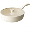 image:imageRedchef Ceramic Frying Pan Nonstick Saute Pan for All Stovetops Healthy Cooking Pan Ergonomic Handle Fast Even Heating Splatter Prevention Oven Safe
