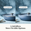 image:imageRedchef Ceramic Frying Pans 4Piece Non Stick Frying Pans 8 95 11 Nonstick Deep Saute Pan for All Stovetops 52Qt 12 Fast Even Heating Oven Safe
