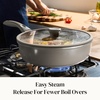 image:imageRedchef Ceramic Frying Pans 4Piece Non Stick Frying Pans 8 95 11 Nonstick Deep Saute Pan for All Stovetops 52Qt 12 Fast Even Heating Oven Safe