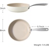image:imageRedchef Ceramic Non Stick Egg Pans Non Toxic Frying Pan Skillet 8 95 inch Cooking Pan with Stay Cool Handle for Induction PTFE amp PFAS amp PFOA Free DishwasherOven Safe