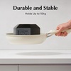 image:imageRedchef Ceramic Pots and Pans Set Non Stick Nonstick Kitchen Cookware Sets Non Toxic Pots and Pans Set Non Stick PFAS PFOA amp PTFE Free Detachable Handle Pots and Pans 6 Piece RV Cookware Cream