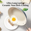 image:imageRedchef Ceramic Pots and Pans Set Non Stick Nonstick Kitchen Cookware Sets Non Toxic Pots and Pans Set Non Stick PFAS PFOA amp PTFE Free Nonstick Frying Pans Set Ceramic Pan Skillet RV Cookware